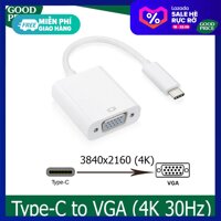 Cáp chuyển Type-C ra VGa Type-C to VGA USB C ra VGA (cổng cái) [bonus]
