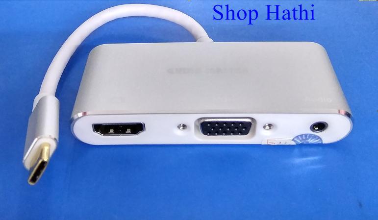 Cáp chuyển Type C sang HDMI/DVI/USB Kingmaster KY-V011S