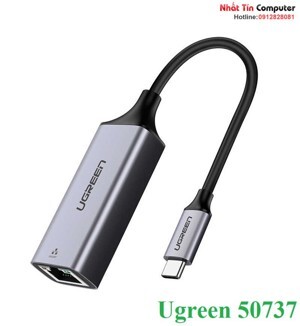 Cáp chuyển Type C sang LAN 1Gbps Ugreen 50737
