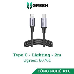 Cáp chuyển Type C sang Lightning dài 2m Ugreen 60761