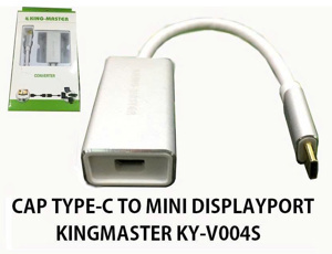 Cáp chuyển Type-C sang mini Displayport Kingmaster KY-V004S