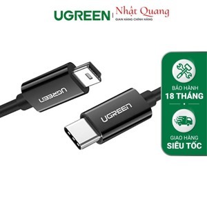 Cáp chuyển Type C sang Mini USB dài 1M Ugreen 50445