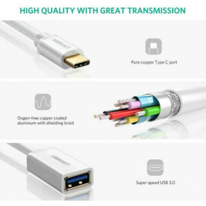 Cáp chuyển Type-C sang USB 3.0 Ugreen 30702