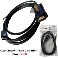 Cáp chuyển Type C to HDMI 1.8m BX051