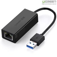 Cáp chuyển USB 3.0 to Lan hỗ trợ 101001000 Mbps  Ugreen UG-20256 - Hàng chính hãng