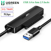 Cáp chuyển USB 3.0 to SATA III Ugreen 70609 CM321(dây 50cm hỗ trợ ổ cứng 2.5inch,tốc độ 5GBps)