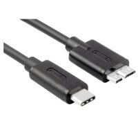 Cáp Chuyển USB 3.1 Type C To USB 3.0 Micro B Int Chính Hãng Unitek Y-C475BK 10Gbit/s Dài 1M