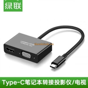 Cáp chuyển USB-C ra HDMI + VGA Ugreen 50509