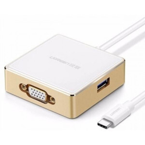 Cáp chuyển USB-C to 3 USB+ VGA+ Type C Ugreen 30442