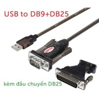 Cáp chuyển USB ra COM/RS232 UNITEK Y105A Chính hãng