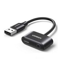 Cáp chuyển USB ra cổng tai nghe USB-C và 3.5mm Ugreen 80897