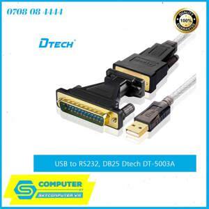 Cáp chuyển USB sang Com RS232 Dtech DT-5003A