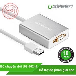 Cáp chuyển USB to VGA Ugreen 40244