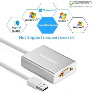 Cáp chuyển USB to VGA Ugreen 40244