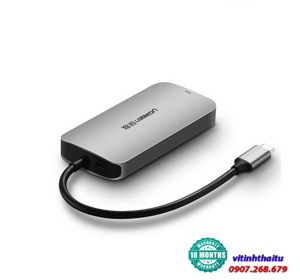 Cáp chuyển USB type-C sang VGA/ Hub USB 3.0 Ugreen 50210