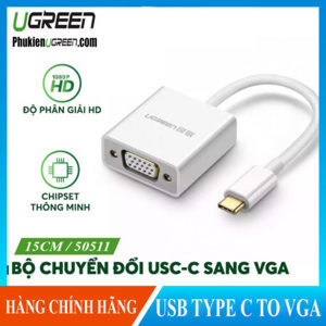 Cáp chuyển USB Type C sang VGA Ugreen 50511