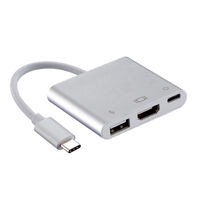Cáp chuyển USB Type C to HDMI / USB 3.0 / Type C ( New Macbook, Macbook pro 2016 to HDMI )