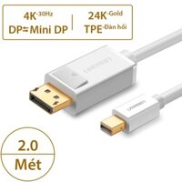 Cáp chuyển Minidisplay/Thunderbolt ra Display port 2 mét UGREEN 10408 (màu trắng)