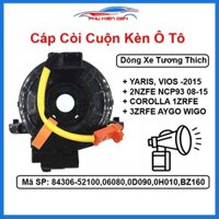 Cáp còi cho xe YARIS, VIOS -2015, 2NZFE NCP93 08-15, COROLLA Mã 84306-52100,06080,0D090,0H010,BZ160