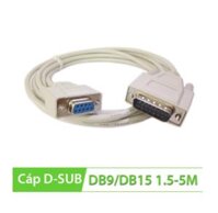 Cáp com DB9F to DB15M (Âm sang dương) 2m/3m/5m