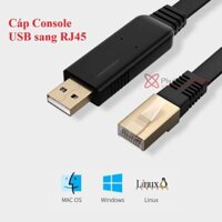 Cáp console USB ra RJ45 cấu hình server switch hub Cisco dài 1M, 1.8M, 3M, 5M
