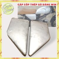 Cặp cốp hông thép gò chưa sơn dáng win cho dòng xe máy độ classic cafe racer tracker