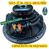 CẶP CỦ LOA BASS 25 NR TỪ NEO CÔN 76MM CAO CẤP NHẬP KHẨU CHÍNH HÃNG - GIÁ 2 CHIẾC