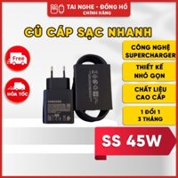 Cáp, củ sạc nhanh SS 45W (Note 10+, Note 20, S20Ultra, S22Ultra) - BH 1 đổi 1 - MobileCity