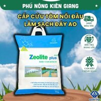 CẤP CỨU TÔM NỔI ĐẦU, LÀM SẠCH ĐÁY AO NUÔI TÔM - ZEOLITE PLUS VEMEDIM - 5KG