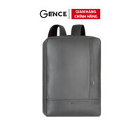 Cặp Da Công Sở Túi Xách Balo Nam GENCE GBL02 Chất Liệu Da Bò Cao Cấp Màu Ghi Xám
