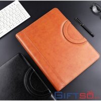 Cặp Da Đựng Hồ Sơ Tài Liệu giấy A4 Nhiều Ngăn - Khắc Nội Dung Theo Yêu Cầu