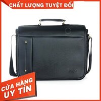 Cặp Da Nam Đeo Chéo Thời Trang Cao Cấp Đựng Tài Liệu, Hồ Sơ, Sách Vở, laptop nhỏ, Vật Dụng Nhỏ Thương Hiệu CNT – CA14