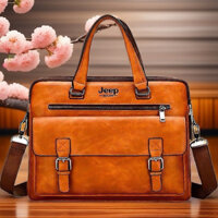 Cặp Da Nam _ Túi Xách Nam Công Sở, Văn Phòng, Da Bò Nappa Jeep Buluo Đựng laptop Nhập Khẩu CDN- 1905