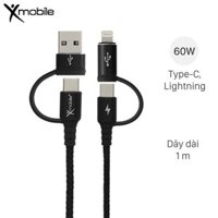 Cáp Đa Năng 4 in 1 Lightning Type C 1m Xmobile DR003