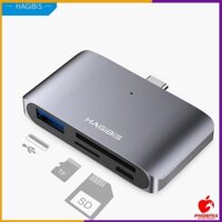 Cáp đa năng Hagibis Usb Type C To SD/TF Card/USB