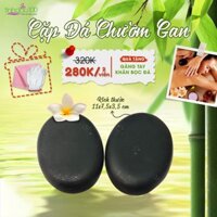 Cặp Đá nóng chườm gan, đá massage body tự nhiên đã được kiểm nghiệm 500g. Bảo hành 1 năm Tinh Dầu 100 Store