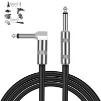 Cáp Đàn Guitar 10ft Nhạc Cụ Điện Bass AMP Dây Cho Đàn Mandolin Điện, Cáp Nhạc Cụ Âm Thanh