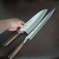 Cặp Dao Deba, Shasimi Thái Lạng Thịt Cá Mỏng Dính. Nội Địa Nhật