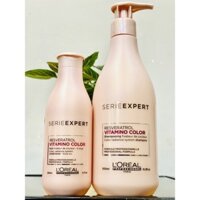 cặp dầu bảo vệ  tóc nhuộm Lỏreal, dầu gội 500ml, xả 200ml