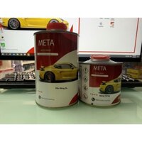 Cặp dầu bóng 2k và đông cứng đi kèm Meta sơn oto xe máy tổng 1,5lít
