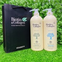 cặp dầu gội BIOTIN Giá rẻ chính hãng 1000ml CHÍNH HÃNG