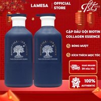 Cặp dầu gội biotin collagen,dầu gội biotin collagen essence 500ml bóng mượt, kích thích mọc tóc LM25