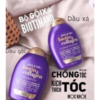 Cặp Dầu Gội & Dầu xả Biotin 385ml
