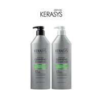 CẶP DẦU GỘI DẦU XẢ CAO CẤP HÀN QUỐC KERASYS SCALP DEEP CLEANSING