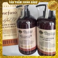Cặp Dầu Gội + Dầu Xả Cao Cấp Collagen Mefaso 850ml| Chăm Sóc Và Phục Hồi Tóc Hư Tổn