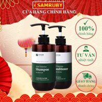 Cặp Dầu Gội, Dầu Xả Thảo dược Herb Solution 500ML Kích Thích Mọc Tóc, Ngừa Rụng Tóc, Làm Sạch Phục Hồi Hư Tổn