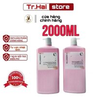 cặp dầu gội KERATIN E 2000ML