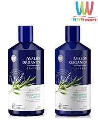 Cặp dầu gội và xả ngăn rụng tóc Avalon Organics Thickening Shampoo Condiotioner (Loại nhỏ)
