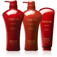 Cặp dầu gội và xả Shiseido Tsubaki đỏ
