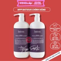 Cặp Dầu Gội Xả Batious Tím 500ml-960ml Phục Hồi Hư Tổn Đa Tầng, Tái Tạo Nang Tóc | Wings Shop